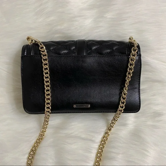 Rebecca Minkoff Quilted Love Crossbody Bag Black